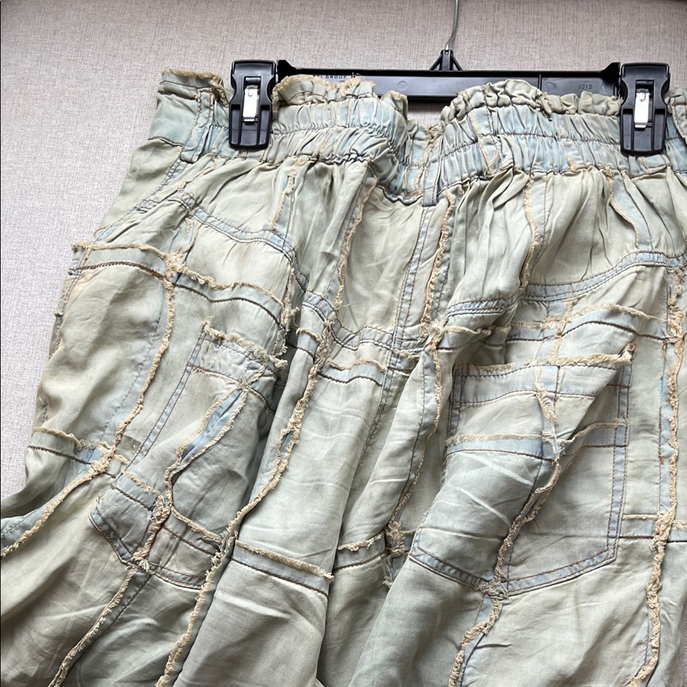 Chic Olive Green Boot Cut Pants - Picture 4 of 4